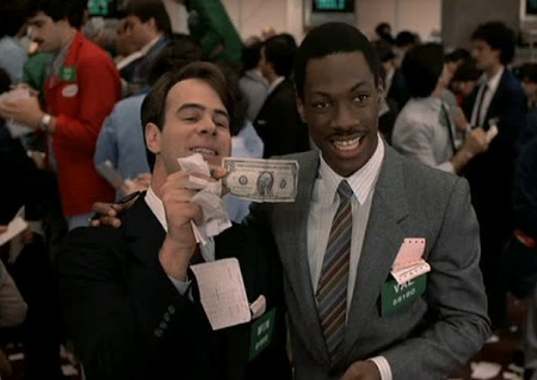 Trading Places (one dollar bet) Blank Meme Template