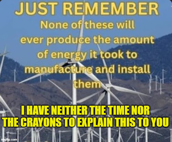 Wind power? | I HAVE NEITHER THE TIME NOR THE CRAYONS TO EXPLAIN THIS TO YOU | image tagged in wind | made w/ Imgflip meme maker