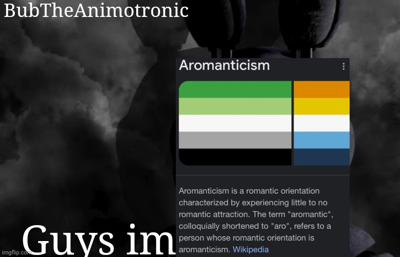 Or I'm not getting horny because of depression | BubTheAnimotronic; Guys im | image tagged in bubtheanimotronic announcement template | made w/ Imgflip meme maker