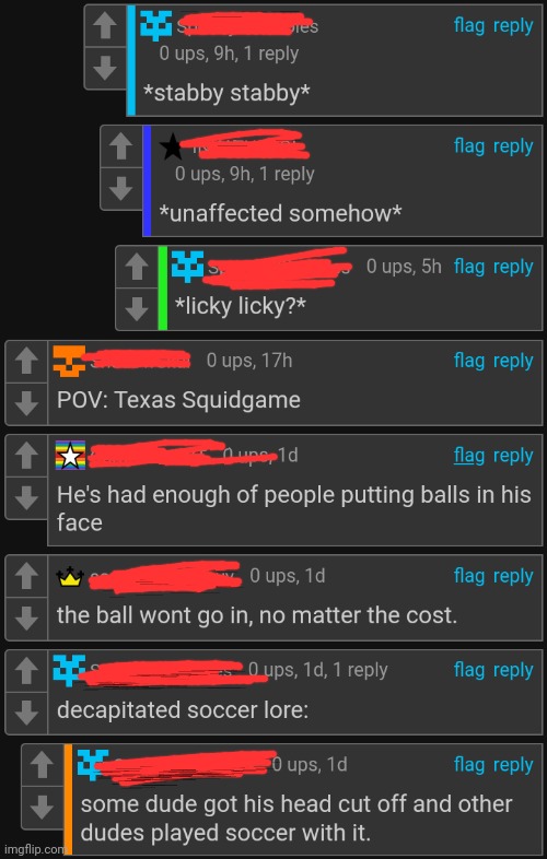 Cursed comments | made w/ Imgflip meme maker