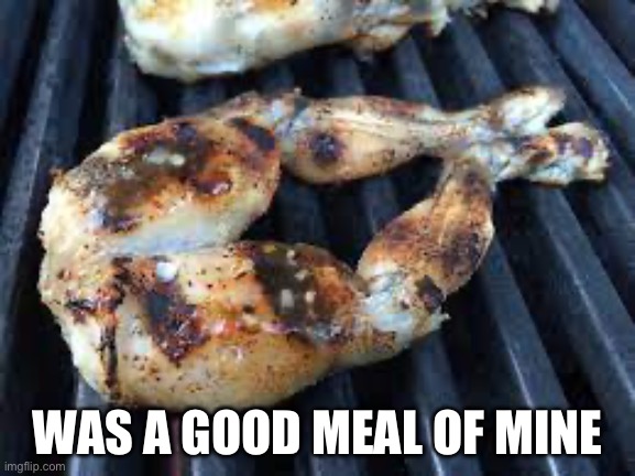 Jeremiah | WAS A GOOD MEAL OF MINE | image tagged in jeremiah,bullfroh,grill,barbecue | made w/ Imgflip meme maker
