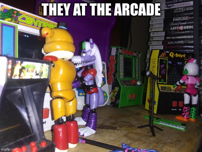 THEY AT THE ARCADE | made w/ Imgflip meme maker