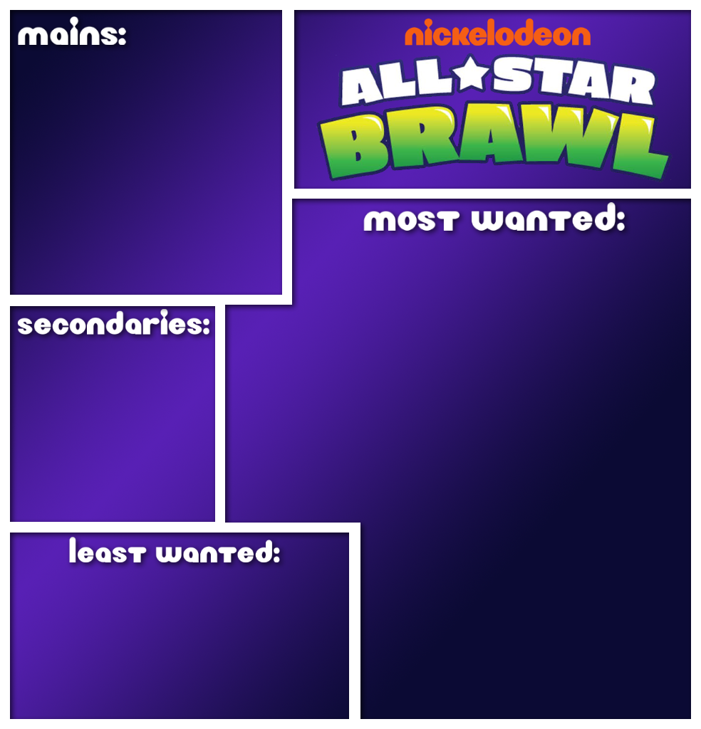 Nickelodeon All Star Brawl controversy meme Blank Meme Template