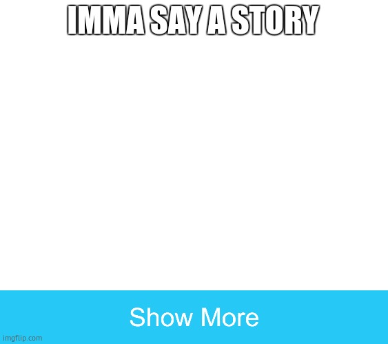 IMMA SAY A STORY | image tagged in true story | made w/ Imgflip meme maker