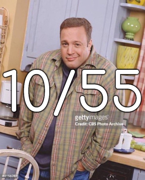 Kevin James | 10/55 | image tagged in kevin james | made w/ Imgflip meme maker