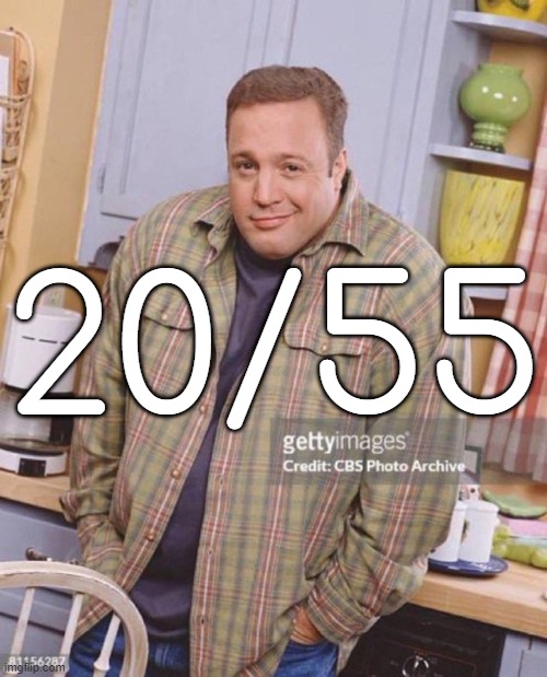 Kevin James | 20/55 | image tagged in kevin james | made w/ Imgflip meme maker