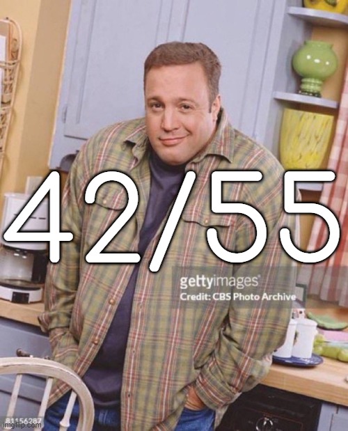 Kevin James | 42/55 | image tagged in kevin james | made w/ Imgflip meme maker