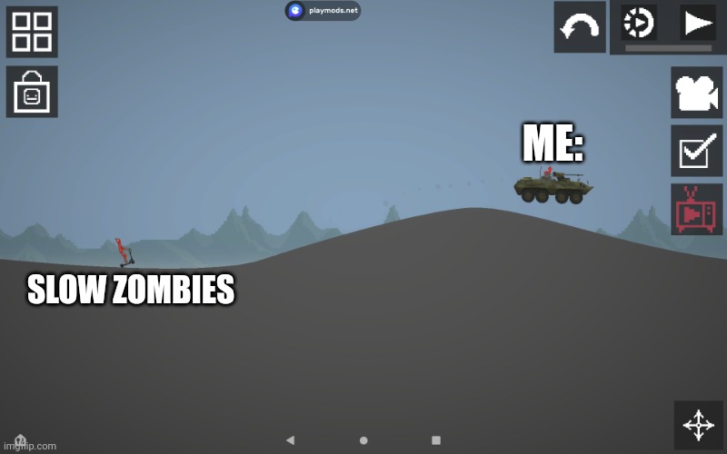 Do i think that I faster than slow zombies? | ME:; SLOW ZOMBIES | image tagged in melon sandbox,games,zombies,zombie apocalypse | made w/ Imgflip meme maker