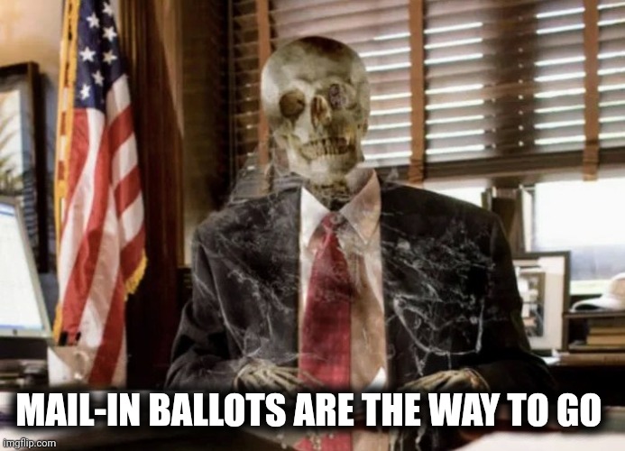 MAIL-IN BALLOTS ARE THE WAY TO GO | made w/ Imgflip meme maker