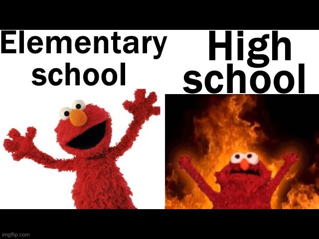 Fire elmo meme 