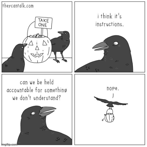 The perfect comic for the Halloween season | made w/ Imgflip meme maker