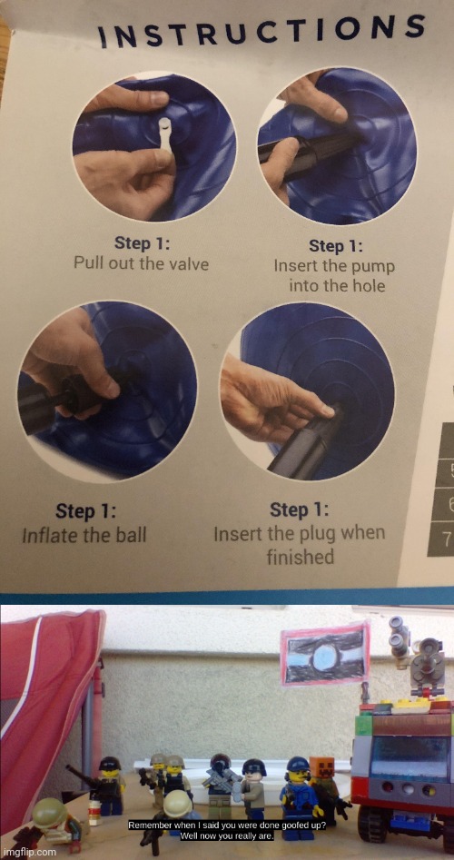 All being STEP 1, smh | image tagged in remember when i said you were done goofed up,step,steps,memes,you had one job,instructions | made w/ Imgflip meme maker