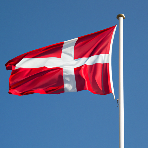 High Quality danish flag Blank Meme Template