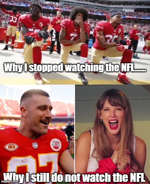 NFL | Why I stopped watching the NFL...... Why I still do not watch the NFL | image tagged in boycott,nfl,nfl memes,nfl football,funny memes,funny | made w/ Imgflip meme maker