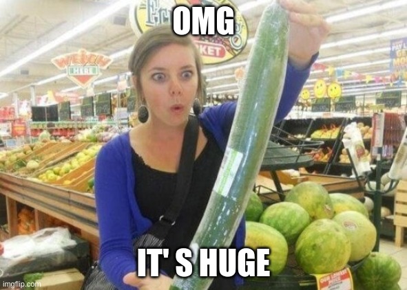 The adult toy store is closed | OMG; IT' S HUGE | image tagged in the adult toy store is closed | made w/ Imgflip meme maker