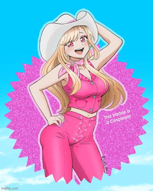 Barbie Marin? I wanna buy her so bad | image tagged in barbie,anime | made w/ Imgflip meme maker
