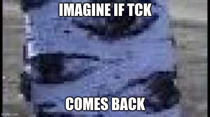 the tree | IMAGINE IF TCK; COMES BACK | image tagged in the tree | made w/ Imgflip meme maker