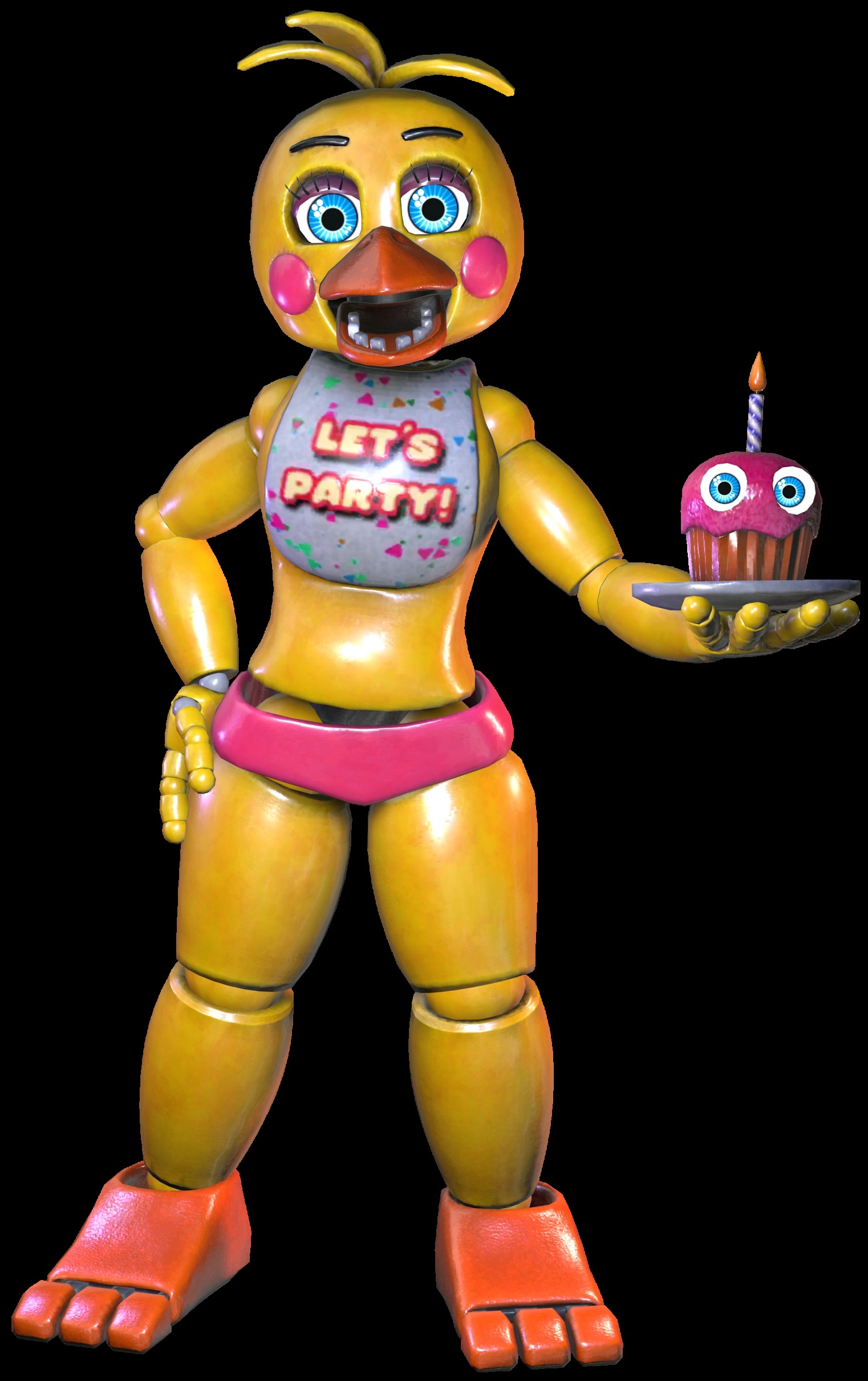 High Quality toy chica Blank Meme Template