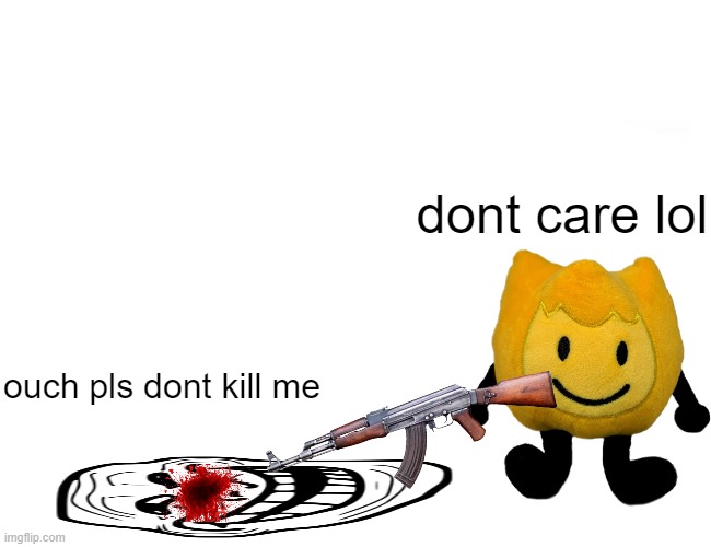 Buff Doge vs. Cheems | dont care lol; ouch pls dont kill me | image tagged in memes,buff doge vs cheems | made w/ Imgflip meme maker