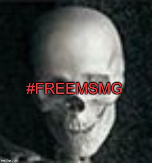 . | #FREEMSMG | image tagged in skull | made w/ Imgflip meme maker