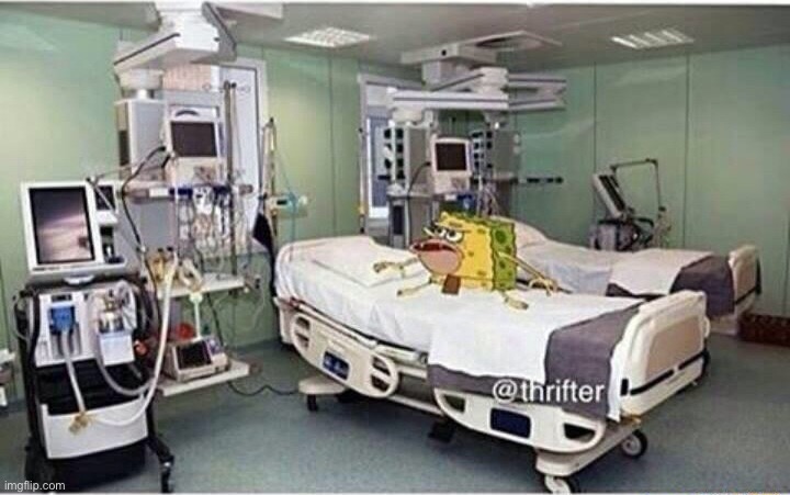 Caption this | image tagged in hospital spongegar | made w/ Imgflip meme maker
