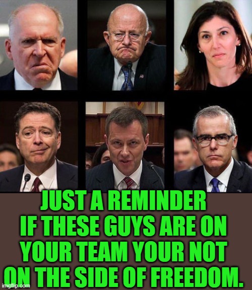 Nope | JUST A REMINDER IF THESE GUYS ARE ON YOUR TEAM YOUR NOT ON THE SIDE OF FREEDOM. | image tagged in democrats | made w/ Imgflip meme maker