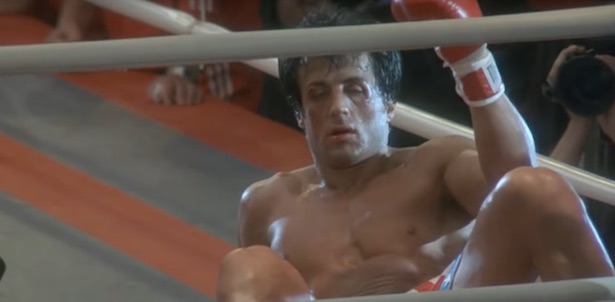 Rocky Down but not out Blank Meme Template