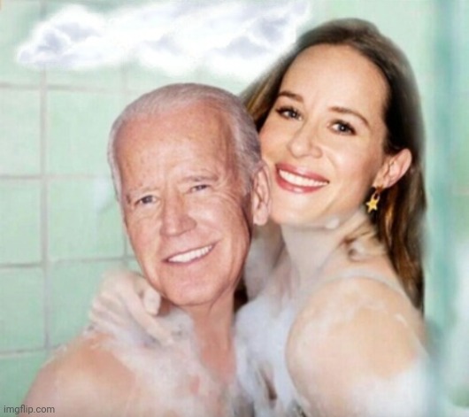 Joe and Ashley Biden in shower | image tagged in joe and ashley biden in shower | made w/ Imgflip meme maker