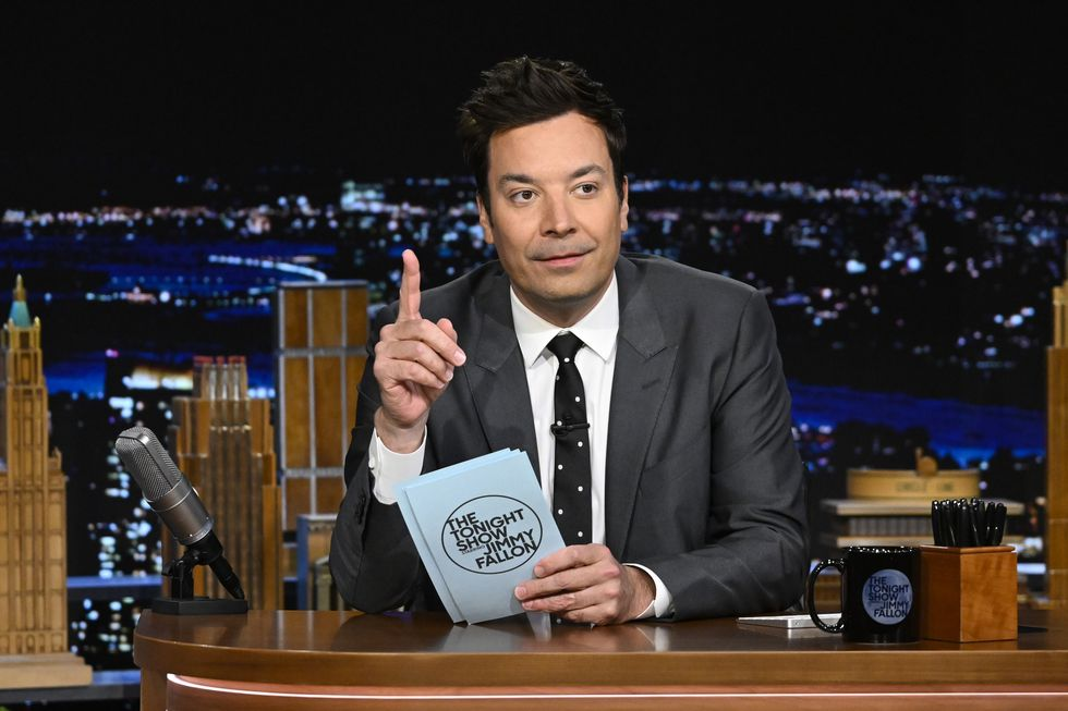 High Quality Tonight Show host Jimmy Fallon apologises to staff after toxic w Blank Meme Template
