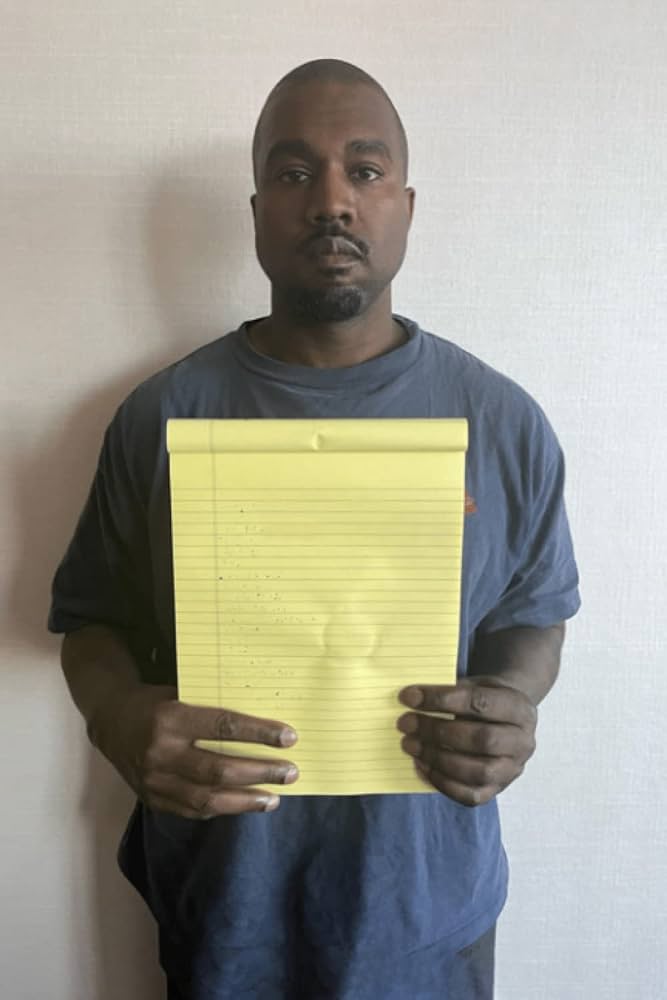 High Quality Kanye with notepad Blank Meme Template