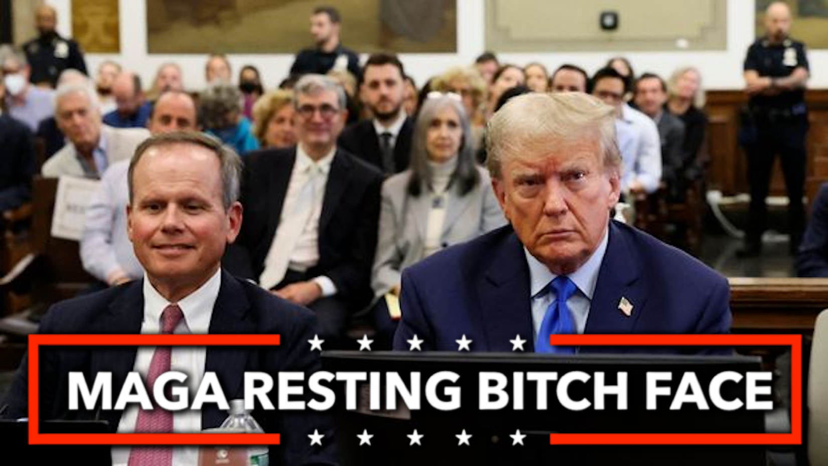 MAGA Resting Bitch Face Meme Blank Meme Template