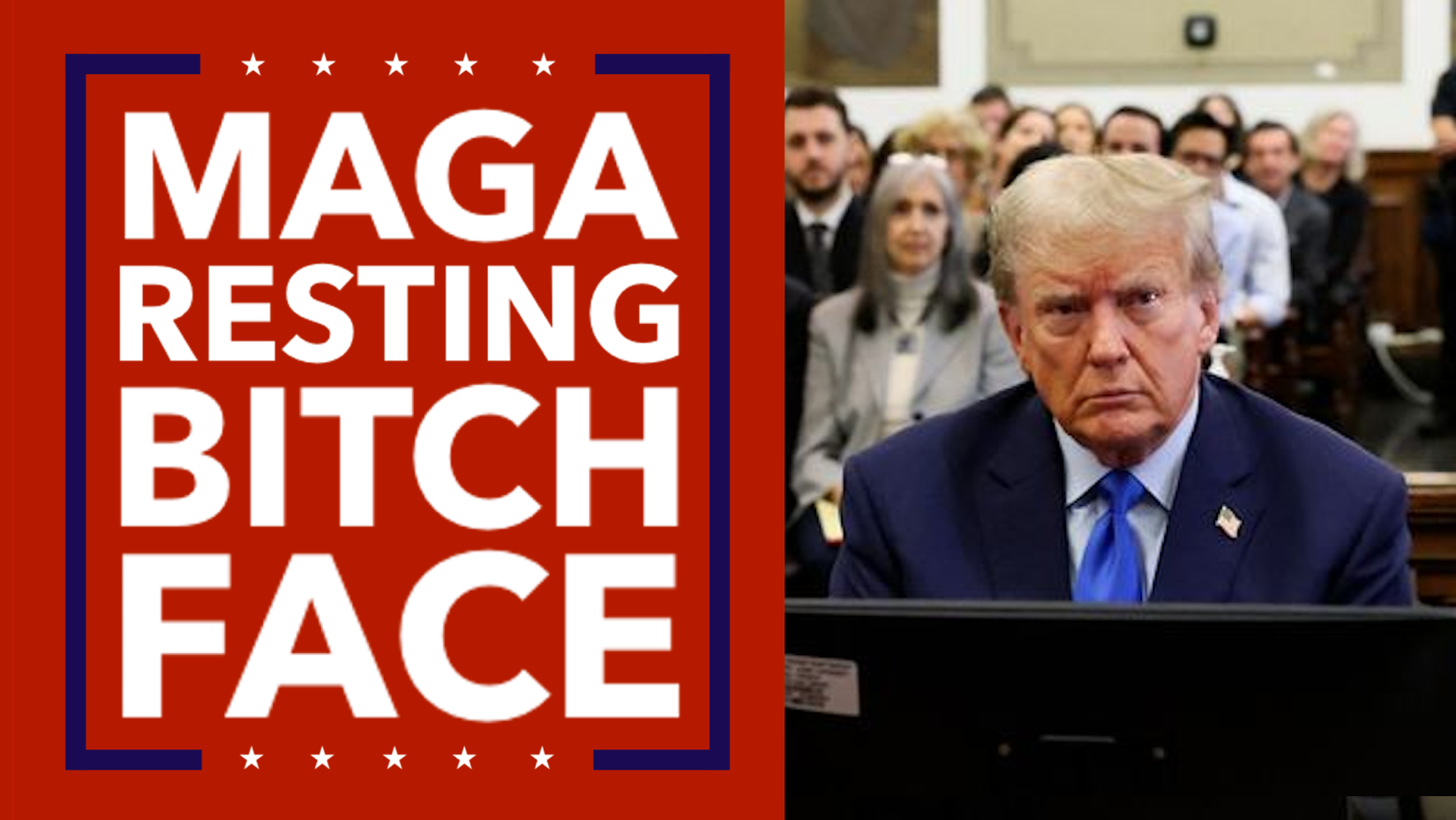 MAGA Resting Bitch Face Meme Blank Meme Template