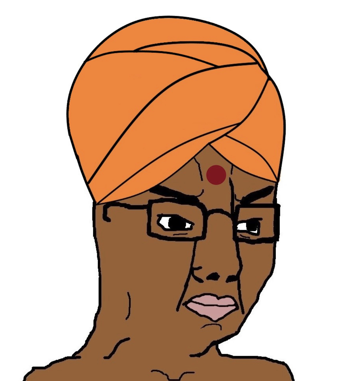 High Quality pajeetchud Blank Meme Template