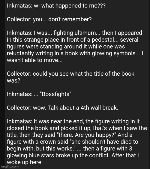 Here's a part I removed from inkmatas' living ghost introduction | made w/ Imgflip meme maker