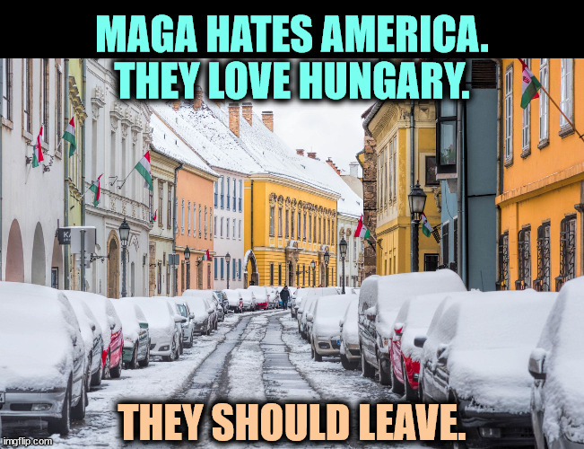 Immediately. Don't let the door hit you on your way out. | MAGA HATES AMERICA.
THEY LOVE HUNGARY. THEY SHOULD LEAVE. | image tagged in maga,hate,america,love,hungary,farewell | made w/ Imgflip meme maker