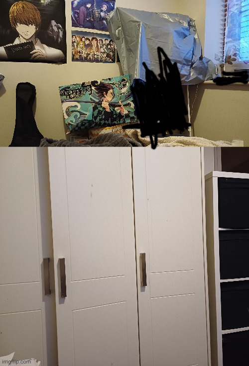Here is the rest of my room | image tagged in room,part 2,poster | made w/ Imgflip meme maker