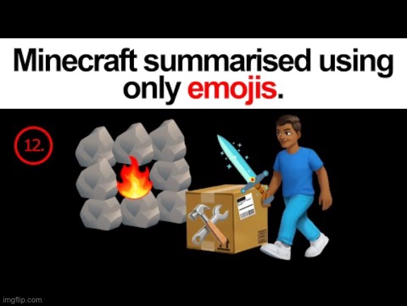 image tagged in minecraft,emoji | made w/ Imgflip meme maker
