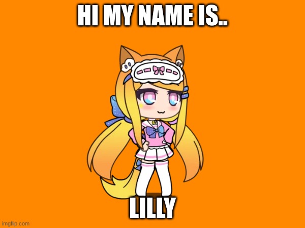 HI MY NAME IS.. LILLY | made w/ Imgflip meme maker