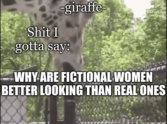 -giraffe- - Imgflip