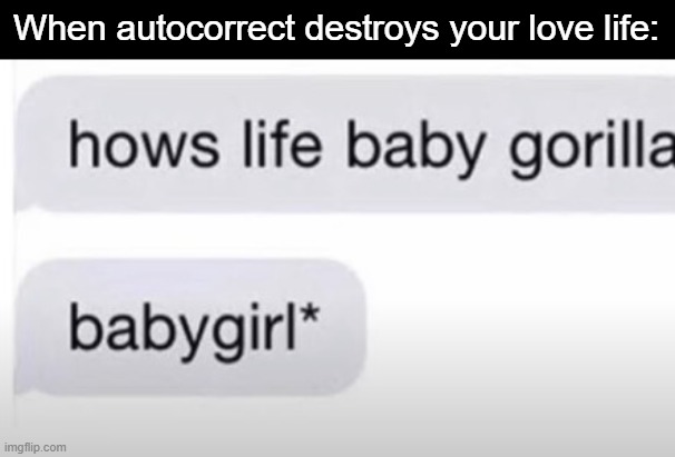 This is sad lmao | When autocorrect destroys your love life: | image tagged in funny,fails,text,autocorrect,not mine,zero rizz | made w/ Imgflip meme maker