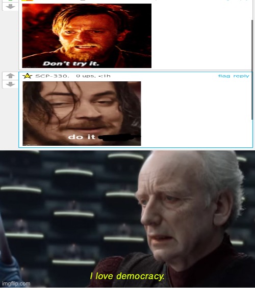 Two Types of People | image tagged in i love democracy | made w/ Imgflip meme maker