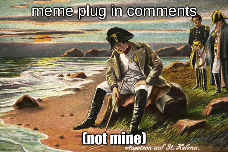 napoleon | meme plug in comments; (not mine) | image tagged in napoleon | made w/ Imgflip meme maker