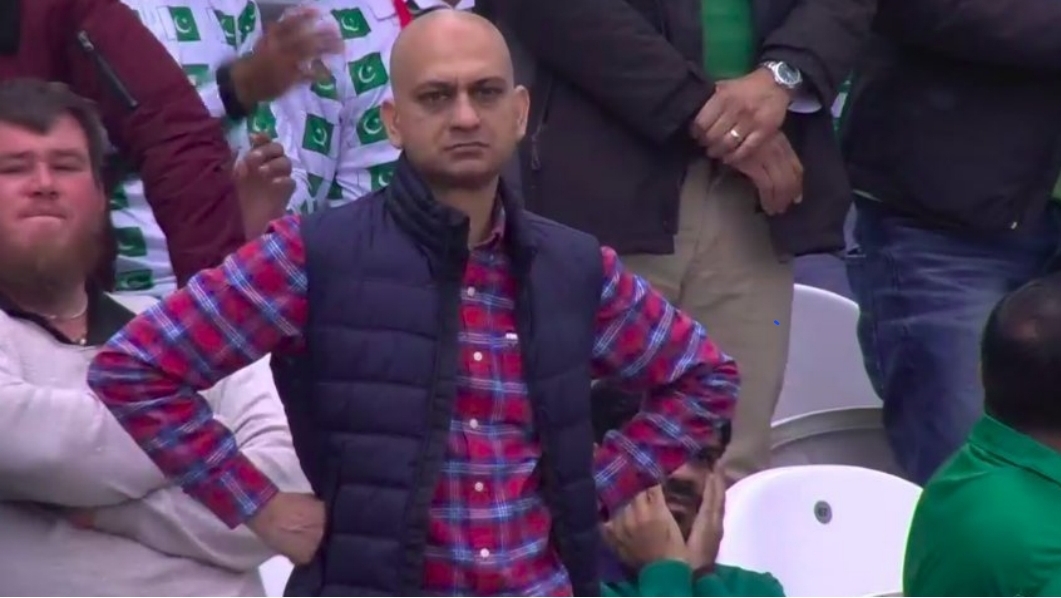 Upset Pakistani soccer fan Blank Meme Template