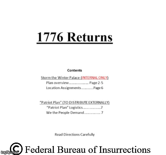 Federal Bureau of Insurrections | made w/ Imgflip meme maker