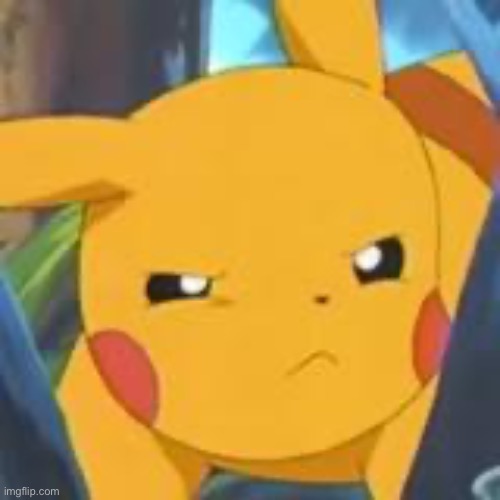 Caption this | image tagged in unimpressed pikachu | made w/ Imgflip meme maker