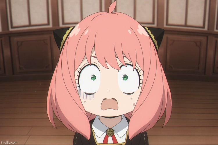 Anya shocked | image tagged in anya shocked | made w/ Imgflip meme maker