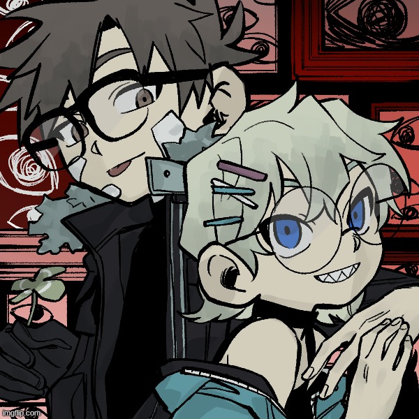 Entity_7 and I! | image tagged in picrew,insanity | made w/ Imgflip meme maker