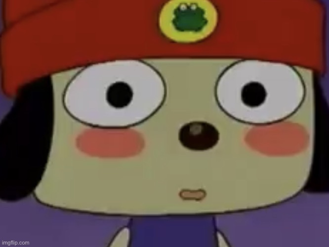 Caption this | image tagged in flushed parappa | made w/ Imgflip meme maker
