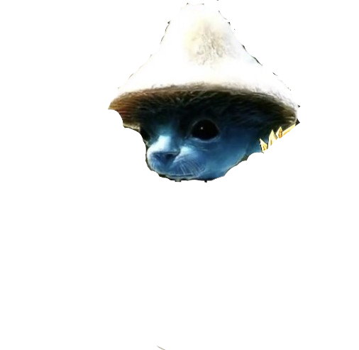 High Quality blue smurf cat Blank Meme Template