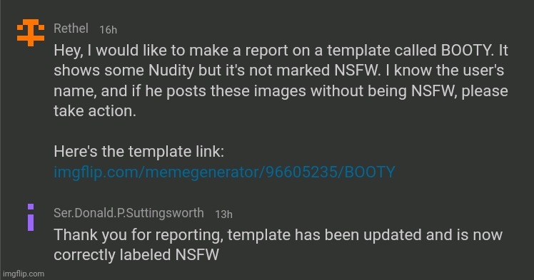 This is Raditz_The_Saiyan_Invader's template that I reported | made w/ Imgflip meme maker